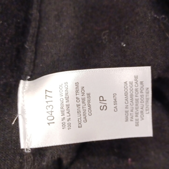 Badgley Mischka Split Hem Merino Wool Sweater- Sz. Sm - Picture 7 of 8